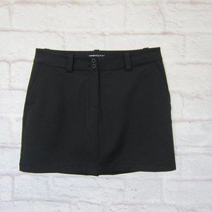 Nike Golf Skirt size 10 Black Tennis Skort Short Liner Dri-Fit